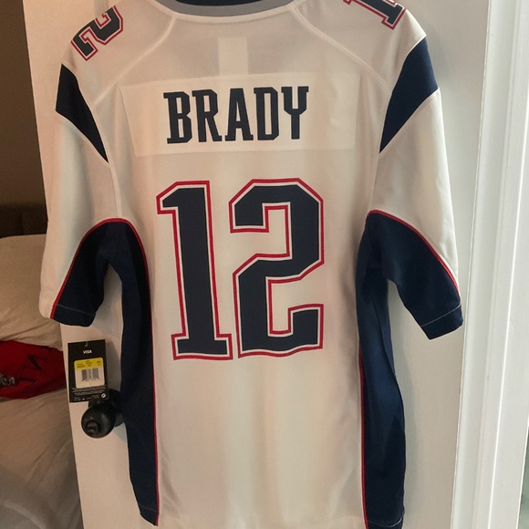 Tom Brad Nike White On Field Patriots Jersey Super Bowl 51 S Small BNWT - Picture 3 of 4